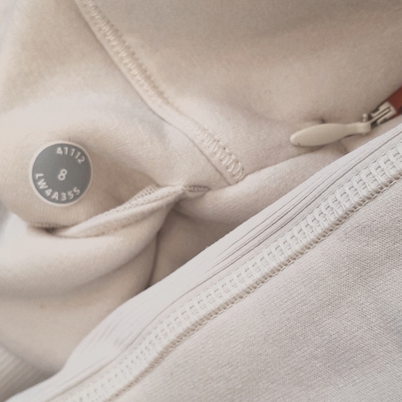 Lululemon Uba Hoodie *Reflective Polar Cream / Creamsicle Pop! - Picture 2 of 10
